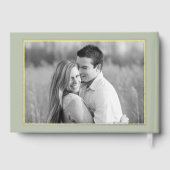 Sage Peacockエレガントフォトズ結婚ゲストブック ゲストブック (裏面)