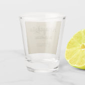 Sage Personalized Bridesmaid Shot Glass ショットグラス (裏面)