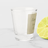 Sage Personalized Bridesmaid Shot Glass ショットグラス (左)