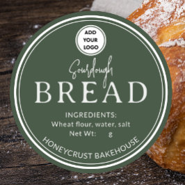 Sage Pine Bakery サワードウブレッドロゴステッカー ラウンドシール