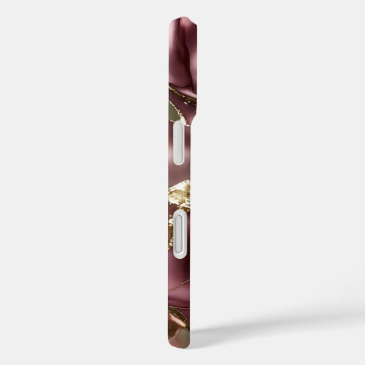 Sage Pink Marble Phone Case Gold Luxury Case-Mate iPhoneケース (裏面 / 右)
