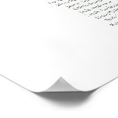 Sage Script 11卓 座席表 席次表 ポスター (角)