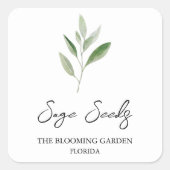 Sage Seedsラベル スクエアシール (正面)