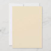 Sage Sepia Bloom Wedding 招待状 (裏面)