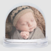 Sage | Simple Classic Baby's First Christmas Photo (裏面)