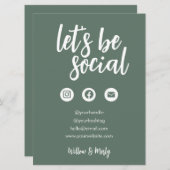 Sage Social Media Small Businessの看板 (正面/裏面)