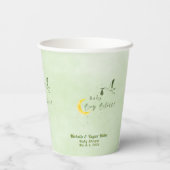 Sage Starlit Baby Boy Bliss  紙コップ (裏面)