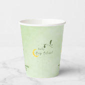 Sage Starlit Baby Boy Bliss  紙コップ (左)