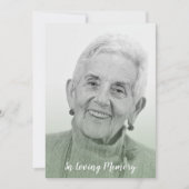 Sage Trendy Transparency Effect Funeral Dear Ones (正面)