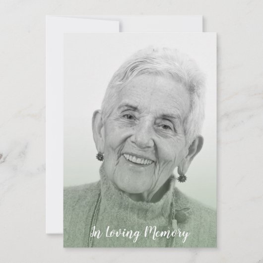 Sage Trendy Transparency Effect Funeral Dear Ones (正面)