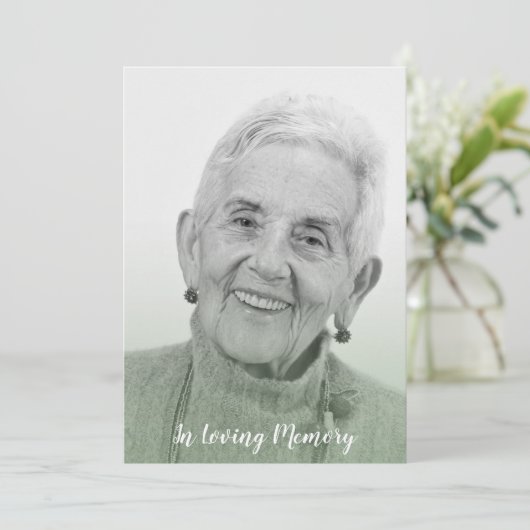 Sage Trendy Transparency Effect Funeral Dear Ones (スタンド正面)