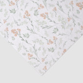 Sage Watercolor Wildflower Floral 薄葉紙 (詳細)