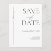 Sage Where Forever Begins Save The Date 案内ポストカード (正面)