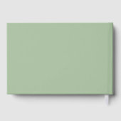 Sage Whisper Botanical ゲストブック (裏面)