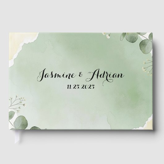 Sage Whisper Botanical ゲストブック (正面)