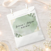 Sage Whisper Botanical フェイバーバッグ (クリップ留めされた状態)