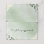 Sage Whisper Botanical Place Cards プレイスカード (外部開封)