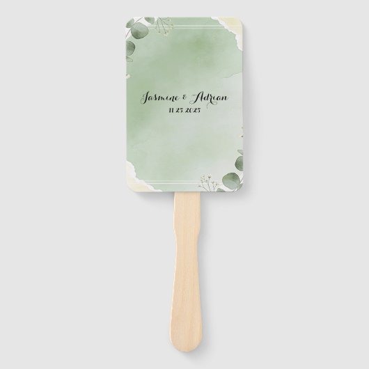 Sage Whisper Botanical Program Fans ハンドファン (正面)