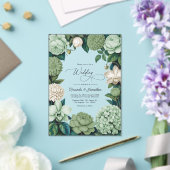 Sage Whisper, Linen Ivory & Olive Mist Wedding アクリル招待状 (インサイチュ (ウェディング))