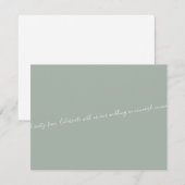 Sage/White Script文字結婚のみ救のDate (正面/裏面)