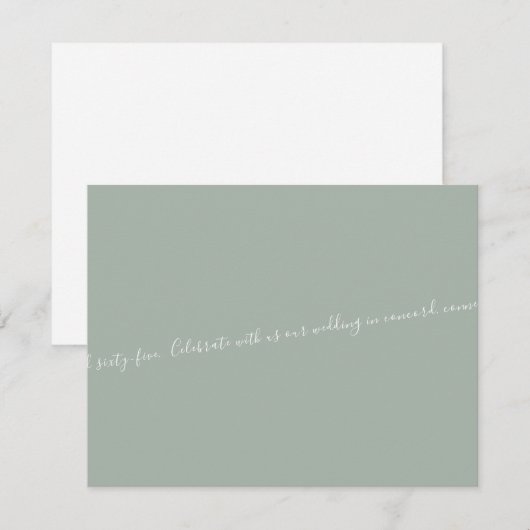 Sage/White Script文字結婚のみ救のDate (正面/裏面)