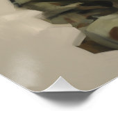 Sagebrush Hues:女性のカーボーイウォールアート ポスター (コーナー)