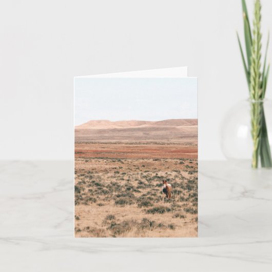 Sagebrush Mama - 4" x 5.6" ノートカード (正面)