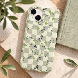 SageGreen Watercolor フレンチシックオリーブパターン Case-Mate iPhone 14ケース