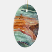 Sageyの錆ついたハッカの香りがする水晶 セラミックオーナメント (右)