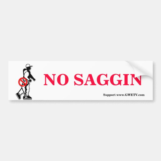 SAGGINのバンパーステッカー無し バンパーステッカー (正面)