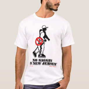 Sagginの役人無しT "ニュージャージー" Tシャツ