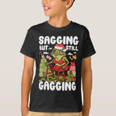 Sagging But Still Gagging Frog Funny Cringe Meme C Tシャツ (正面)