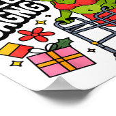 Sagging But Still Gagging Funny Christmas Frog Hol ポスター (角)