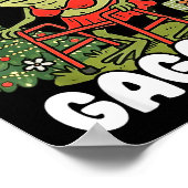 Sagging But Still Gagging Funny Meme Sarcastic Chr ポスター (角)