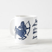 Saggitariusの男性 コーヒーマグカップ (正面左)