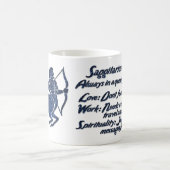 Saggitariusの男性 コーヒーマグカップ (中央)