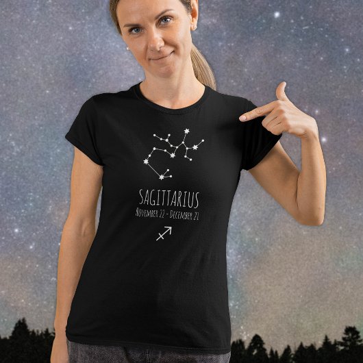 Saggitarius | Personalized Zodiac Constellation Tシャツ