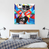 Saginaw Grant Cubism Picasso Inspired Painting キャンバスプリント (インサイチュ (寝室))
