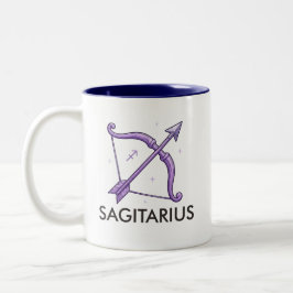 Sagitarius Zodiac Sign Astrology Birthday Mug ツートーンマグカップ