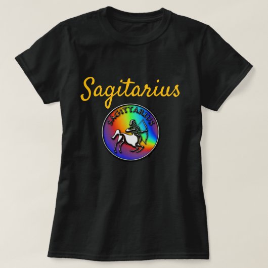 Sagitarius Zodiac T-Shirt Tシャツ (デザイン正面)