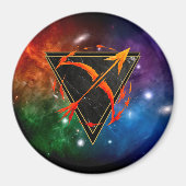 Sagittaire Zodiaque Cadeau Astrologie マグネット (正面)
