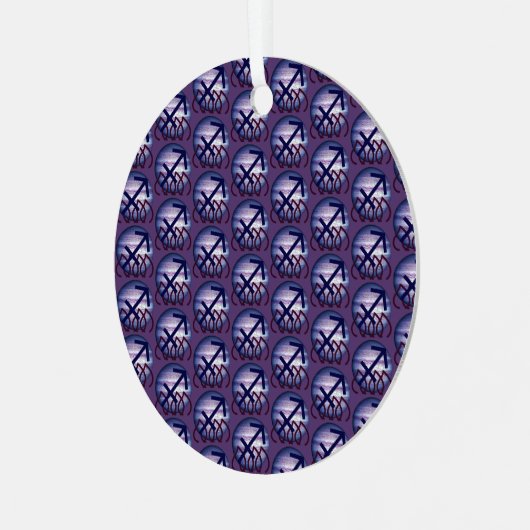 Sagittarius メタルオーナメント (正面左)