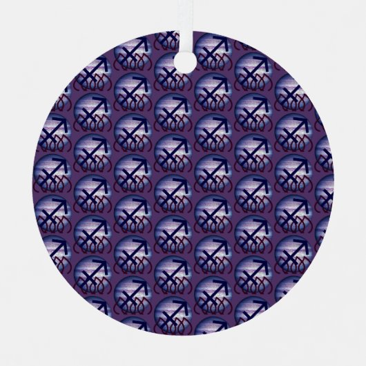 Sagittarius メタルオーナメント (正面)