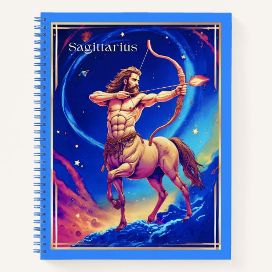 Sagittarius as the Celestial Archer Journal ノートブック (正面)