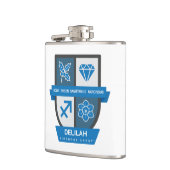 Sagittarius Birthday Crest™ December 1-21 フラスク (左)