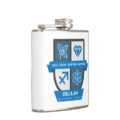 Sagittarius Birthday Crest™ December 1-21 フラスク (右)