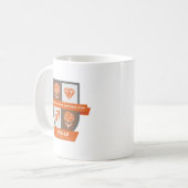 Sagittarius Birthday Crest™ for November 22-30 Mug コーヒーマグカップ (正面左)