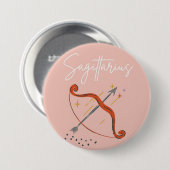 Sagittarius button badge 缶バッジ (正面&裏面)