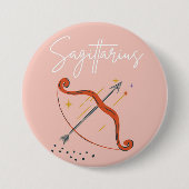 Sagittarius button badge 缶バッジ (正面)