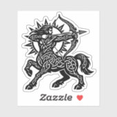 Sagittarius Centaur Archer — Mythic Zodiac Inkwork シール (シート)